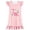 F04-Light Pink, variant on FYDUU Girls Nightgowns Cute Summer Sleep Shirts Cartoon Print Flutter Sleeve Nightgown Soft Princess Nightdress Sleepwear for Daily Bedtime 3-4 Years