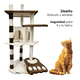 thumbnail image 4 of Rascador Para Gato Torre 1pz Belug,  BEIGE CAFE, 4 of 5
