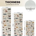 thumbnail image 4 of Beige Christmas Forest Animal Pattern Kitchen Rugs Sets Of 3,Kitchen Runner Rugs Non Skid Washable,Decorative Kitchen Floor Mats for Kitchen,Sink,Laundry,17"x30"+ 17"x47" + 17"x59", 4 of 6
