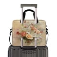 thumbnail image 2 of 16" Laptop Briefcase for Work Travel Laptop Shoulder Bag Carrying Handbag Laptop Case Beautiful Floral Bouquet, 2 of 8