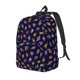 thumbnail image 1 of Easygdp Colorful Insects Mochila de Lona Resistente para Laptop, Compatible con Laptops de 15 a 17 pulgadas, Ideal para Escuela, Trabajo y Viajes-Small, 1 of 5