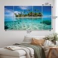 thumbnail image 4 of Designart "Tropical Escape Beach Photo V" Nautical & Beach Wall Art Prints Set, 4 of 5