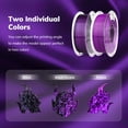 thumbnail image 2 of Filamento para impresora 3D AMOLEN Silk PLA Shiny Dual Black Purple, 2 of 7
