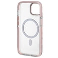 thumbnail image 2 of onn Magsafe Compatible Soft Shell Bumper Phone Case for Apple iPhone 16e/15/14/13, Clear & Pink, 2 of 5