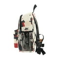 thumbnail image 4 of FORMRS School Backpack with Front Zippered Pocket 12" Student Travel Daypack, Christmas Forest, 4 of 6