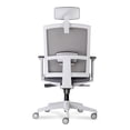 thumbnail image 4 of Silla Oficina Ergonómica con Cabecero y Soporte Lumbar ajustable Taylor Gris, 4 of 5
