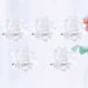thumbnail image 3 of EeaseMX broches de flores de tela de 10 cm para novia, con forma de rosa realista, para el pelo, para vestido de boda (blanco), 3 of 8