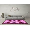 thumbnail image 3 of Ahgly Company Indoor Rectangle Animal Pink Traditional Area Rugs, 3' x 5', 3 of 4