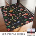 thumbnail image 3 of Red Mushroom Plant Black Pattern Door Rugs,Washable Non Slip Door Mats Indoor,Decorative Door Mats,Entry Mat Indoor for Entrance,Bedroom,Kitchen,Bathroom,20"x32", 3 of 6