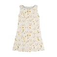 thumbnail image 3 of LTTVQM Easter Dresses for Girls 2026 Bunny Egg Graphic Funny Sleeveless Sundress Soft Round Neck Midi Dress Lightweight A-Line Dresses Beige 5-6 Years, 3 of 5