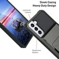thumbnail image 5 of Wallet Case for Samsung Galaxy S22 Case with 4-Card Credit Card Holder Slot Shockproof Cover Hybrid Heavy Duty Protection Armor Phone Case Compatible with Galaxy S22 5G-Grey, 5 of 12