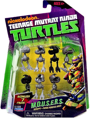 Teenage Mutant Ninja Turtles TNMT Buildables Figures Set of 7 
