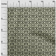 thumbnail image 1 of oneOone Organic Cotton Voile Fabric Floral Block Printed Fabric 1 Yard 42 Inch Wide, 1 of 4
