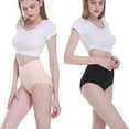 thumbnail image 2 of WCJM Women's nylon underwear including 5x underwear Gray White Khaki Purple Black Polyester 5 Pieces Women Comfortable Lingerie Temptation Mid-waist Panties Underwear, 2 of 3