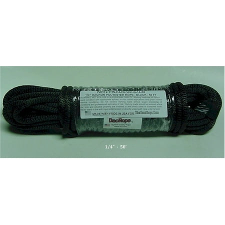 

50 - 1/4 Ham Radio Antenna Support Rope - First Quality Polester Rope for DIPOLE Long Wire and other Antennas