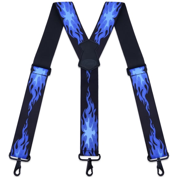 MELOTOUGH Suspenders for Men 2 Inch Wide Y Back Adjustable Elastic Big and Tall Suspenders with Swivel Hooks for Jeans