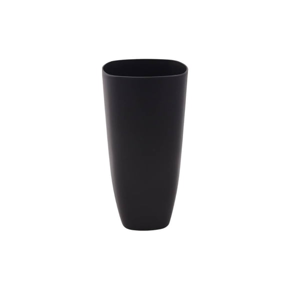 Vaso Mainstays Cuadrado de Plástico 769 ml Negro