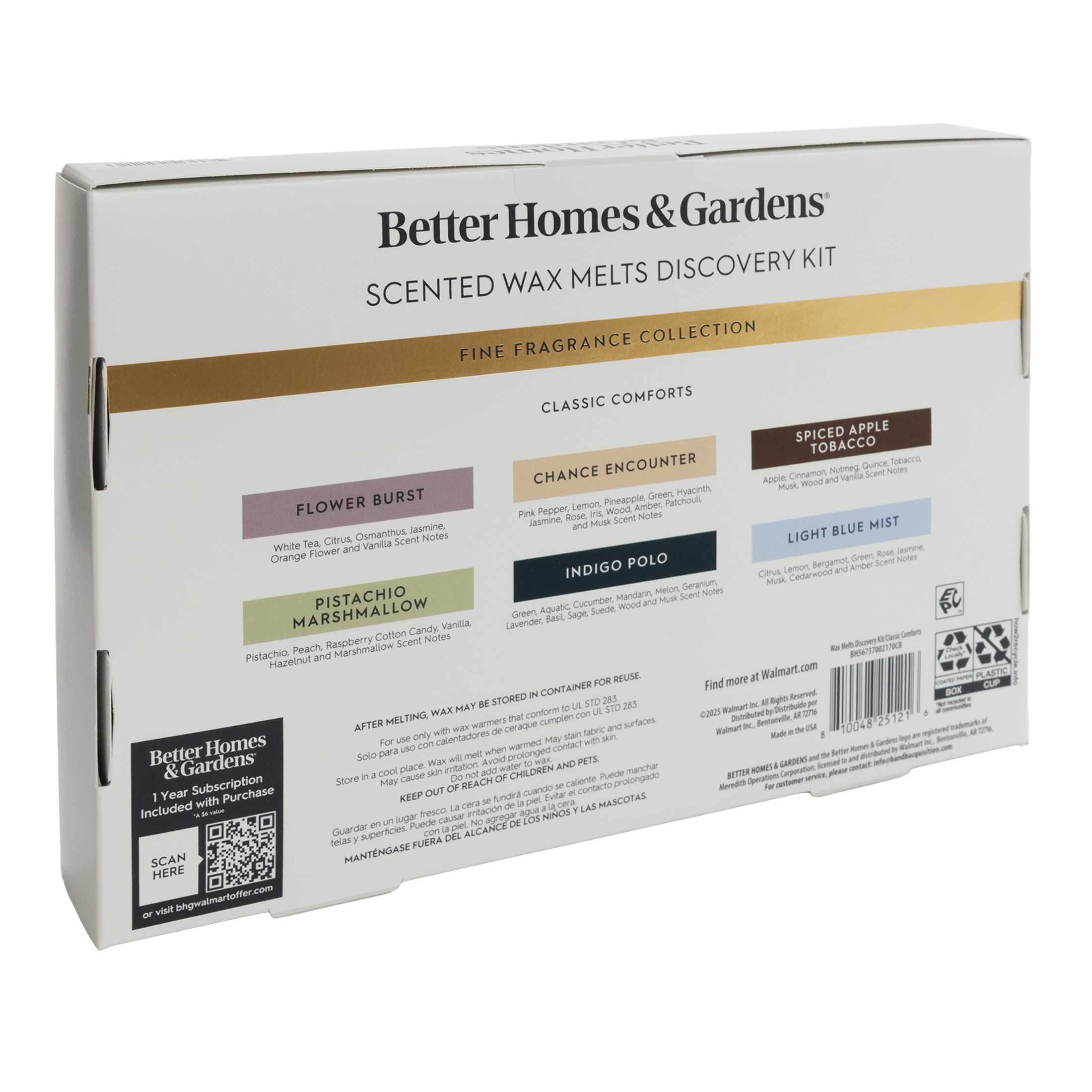 BHG Luxury Fragrance, Wax Melts Discovery Kit No. 2