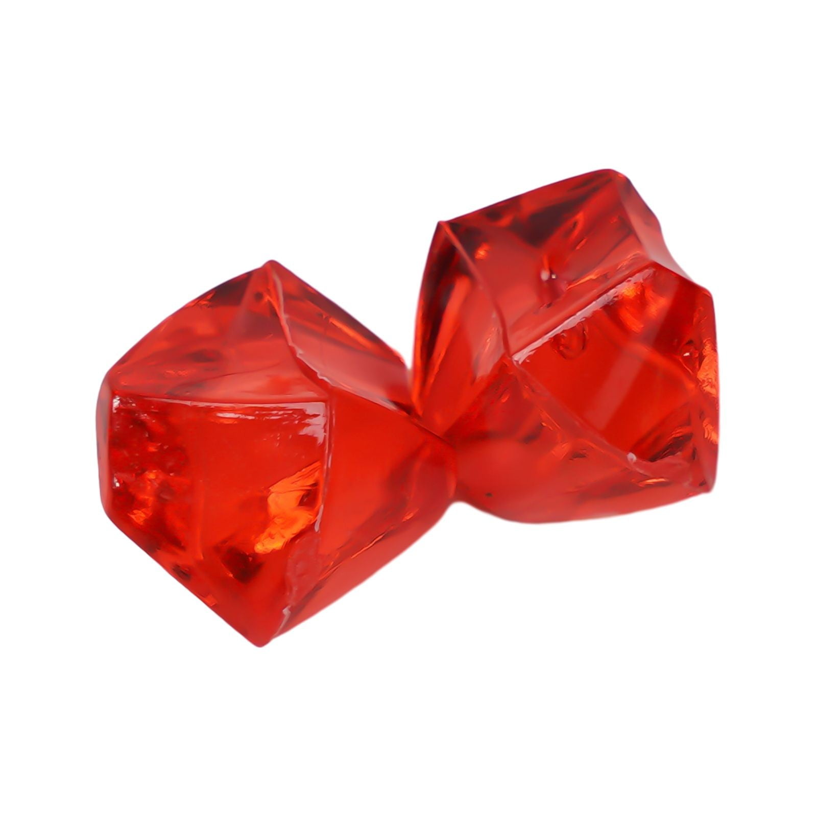 200 Pcs Red Acrylic Stones Plastic Gem Stone Crystal Diamonds Ice Rocks Table Scatter Vase Fish Tank DIY Crafts Bead Decoration