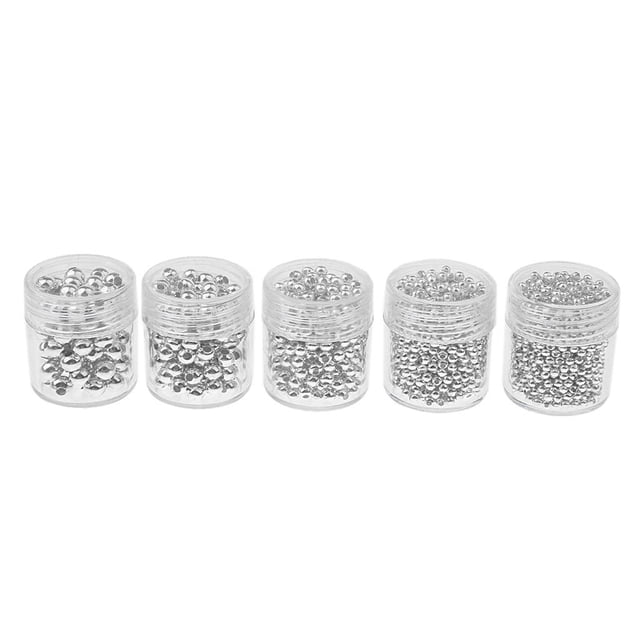 chapadas en pta / oro Paquete de 5 de tamaño surtido para joyas de abalorios DIY Pulseras Colres Gloria Cuentas sueltas de joyería