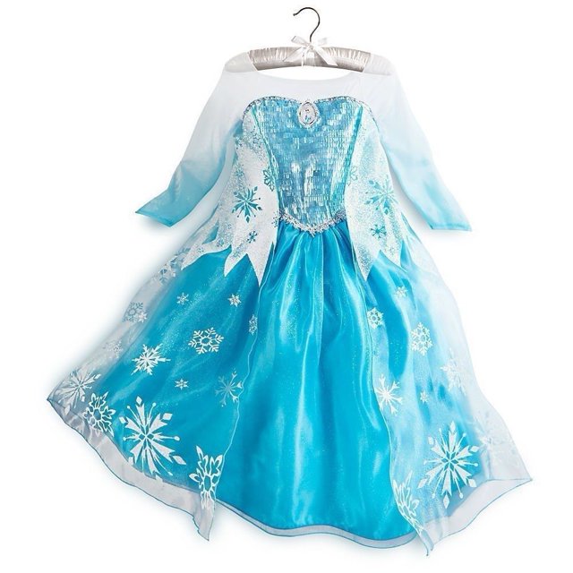 Disney-vestido de princesa de la reina de las nieves para niña, disfraz de Elsa y Anna, vestido de carnaval de lujo, Vestidos de fiesta de cumpleaños para niña