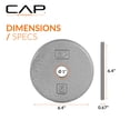 thumbnail image 4 of Set de 4 discos de peso de hierro fundido CAP Barbell de 5 lb, 4 of 5