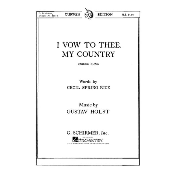 I Vow To Thee My Unison Country G Holst Unison Sheet Music Songbook Walmart Com Walmart Com I Vow To Thee My Unison Country G Holst Unison Sheet Music Songbook Walmart Com Walmart Com