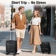 thumbnail image 2 of Maleta de mano Suitcase Tonyeee, 17 pulgadas, Softside, para debajo del asiento, color negro, 2 of 9