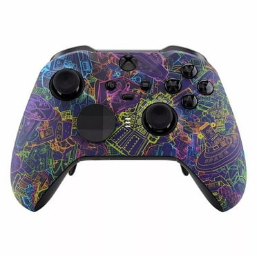 Neon Robot UN-MODDED Custom Controller Compatible with Xbox ONE Elite Series 2