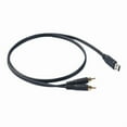 thumbnail image 2 of USB C to 2RCA Cable USB/Type C to 2RCA to USB C for Phone Laptop Tablet Home Theater Amplifier Speaker Stereo, 2 of 9