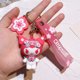 thumbnail image 1 of Venta al por mayor, decoración rosa para niña, accesorios para bolso de llave de coche, llaveros, llavero de Hola de dibujos animados 3D, llavero de regalo para niños, 1 of 4