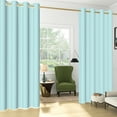 thumbnail image 6 of Nanqianyi Teal Blue Colored Curtains for Bedroom Living Rooms Thermal Insulated Blackout Window Curtains 2 Panels, Grommet Top Drape W52 x L84 Inch, 6 of 10