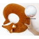thumbnail image 3 of Almohada de viaje en forma de U, almohada para el cuello con forma de zorro, almohada de apoyo para el cuello en reposo, 3 of 5