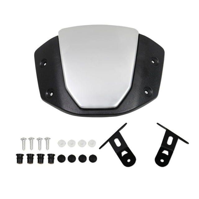 Protector de parabrisas de pantalla frontal apto para reemplaza Plata Zulema Parabrisas de motocicleta