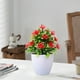 thumbnail image 5 of Simulación de ciruelos de cinco hojas en macetas, plantas de bonsái, simulación de flores, ideal para decoración de interiores, jardines, terrazas y escritorios de oficina., 5 of 5