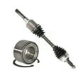 thumbnail image 1 of Kugel Front Left (Driver Side) CV Axle Drive Shaft Complete Assembly and Wheel Bearing Kit for Car Ford Escape Mazda Tribute Mercury Mariner KN7-100167, 1 of 11