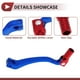 thumbnail image 3 of Palanca de cambio de motocicleta plegable para Kayo T6, aleación de aluminio, palanca de cambio azul con cabeza roja, 3 of 6