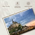 thumbnail image 6 of Elephant Stock Historic Mont Saint Michel Wall Art - Horizontal Canvas Wall Art - Living Room Wall Decor - Religion And Spirituality Canvas - Beige And Brown Decor - 51" x 34", 6 of 8