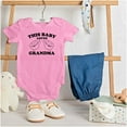 thumbnail image 3 of This Baby Loves Grandma Two Thumbs Romper Boys or Girls Infant Baby Brisco Brands 18M, 3 of 6