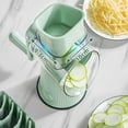 thumbnail image 6 of Snmubt 5 in 1 Rotary Cheese Grater, 2025 New Cheese Grater, Cheese Grater Hand Crank, Handle Rotary Cheese Grater, Vegetable Slicer, Potatoes Slicer, 5 in 1 Cheese Grater 5 Blades, 6 of 9
