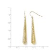 thumbnail image 2 of 10K Textured Shepherd Hook Dangle Earrings, 2 of 4