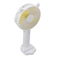 thumbnail image 2 of Hand Held Fan, Mini Fan Portable Convenient Practical Small Compact Rechargeable ABS PC 3 Speed Wind  For Outdoors For Home Dark Blue,Light Blue,White,Pink, 2 of 8