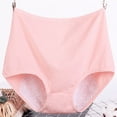 thumbnail image 5 of Women Casual High Waist Menstrual Period Leak Proof Underwear Cotton Briefs,Pink,XL, 5 of 8