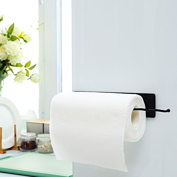 Chmadoxn Kitchen Storage & Organization, No Drilling Required Magnetic Tissue Holders Wave Shape Kitchen Paper Towel Holders Bathroom Tissue Holders Magnetic Tissue Holder