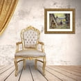 thumbnail image 3 of Couse, Eanger Irving 24x19 Gold Ornate Wood Framed with Double Matting Museum Art Print Titled - Indian Camp, 3 of 4