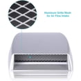 thumbnail image 3 of HUGFEGWE Universal Car Decorative Air Flow Intake Scoop,Bonnet Vent Sticker Cover Hood(Sliver) CJB91-46192, 3 of 9