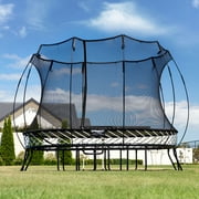 Springfree Trampoline Kids Outdoor Medium Oval 8 x 11' Trampoline with Enclosure