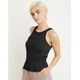 thumbnail image 2 of Hanes Originals Women's Cotton Ribbed Tank Black XS, 2 of 5