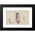 thumbnail image 2 of Friedrich von Nerly 18x13 Black Modern Framed Museum Art Print Titled - Campagniolo Romano (C. 1833), 2 of 5