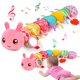 thumbnail image 1 of Trío de juguete con forma de oruga de peluche para niñas de 0 a 6 meses, 1 of 6